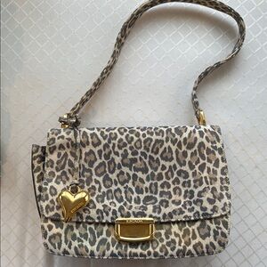 Leopard Print Escada Shoulder Bag